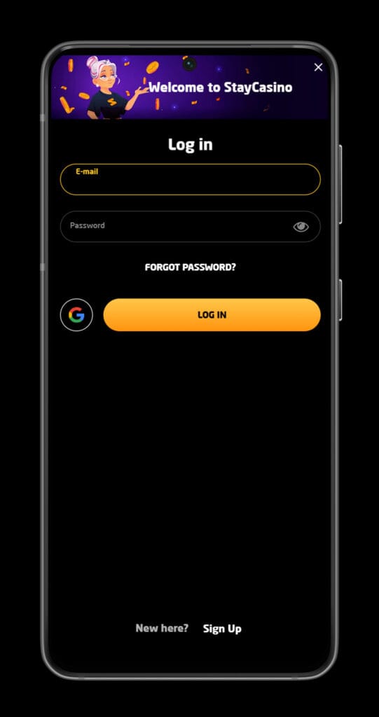 Login Mobile App Stay Casino
