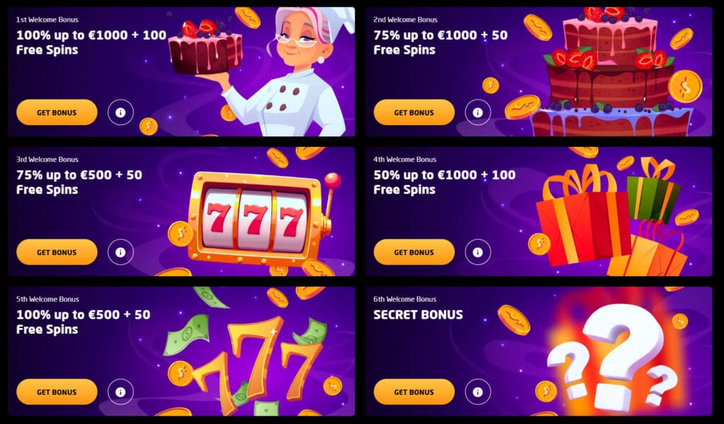 Bonus de bienvenue séjour casino