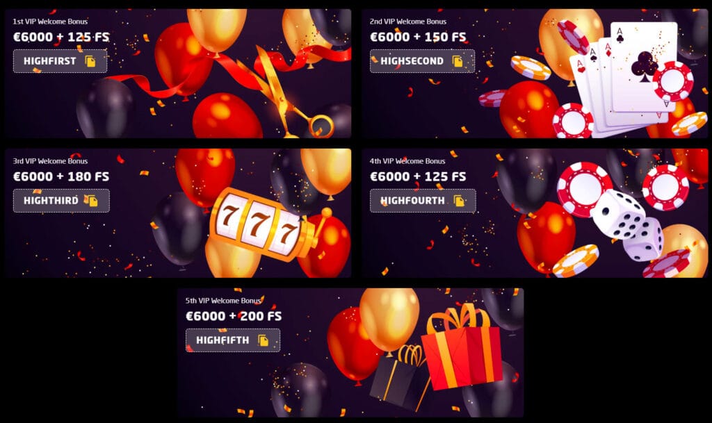 bonus VIP du casino Stay